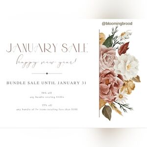 🌸 JANUARY BUNDLE SALE 🌸